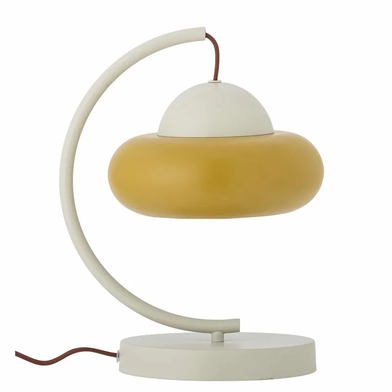 Tafellamp Bubble Nature by Bloomingville in Geel-Mosterd – product photo