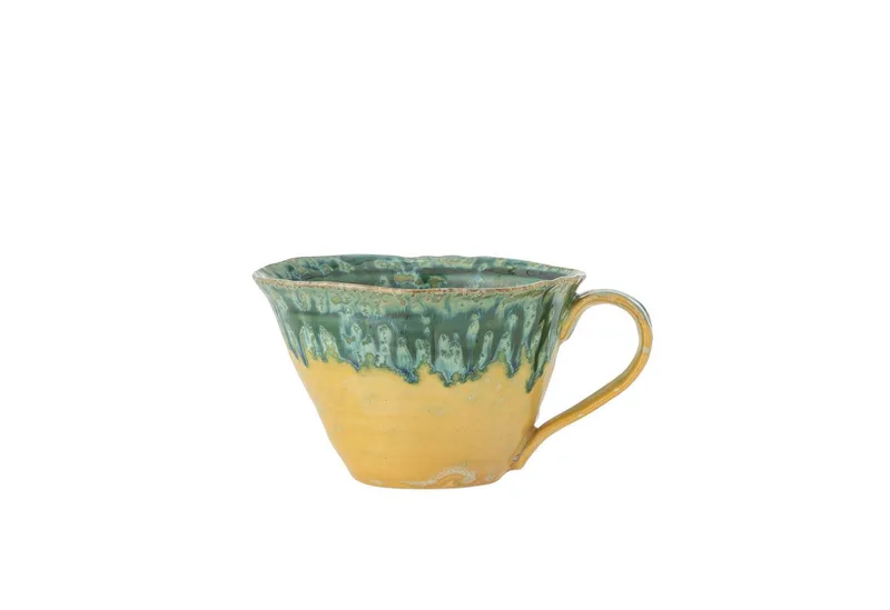 Tasse Bloomingville Milani Tasse, Steingut, 250 ml, Steingut von Bloomingville in Grün – Produktfoto