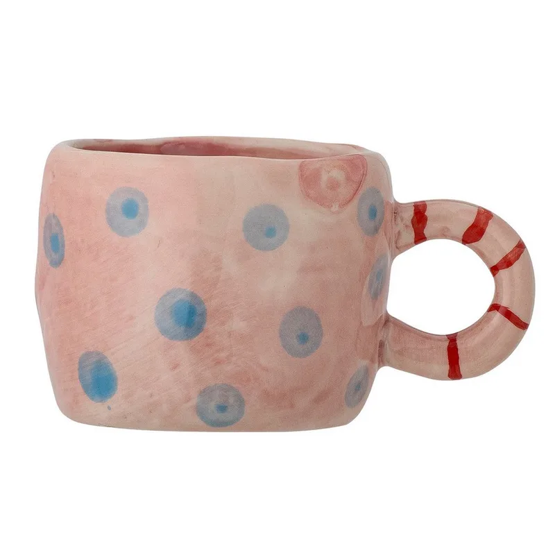 Tasse Bloomingville Nini Tasse, Rose, Steingut, 115 ml, Steingut de Bloomingville en Rosa – photo du produit