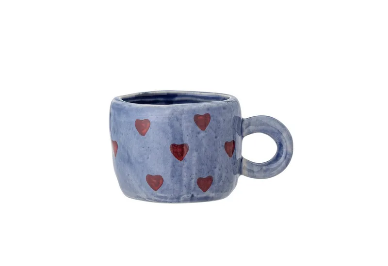 Tasse Bloomingville Nini Tasse, Steingut, 115 ml, Steingut by Bloomingville in Blau – product photo