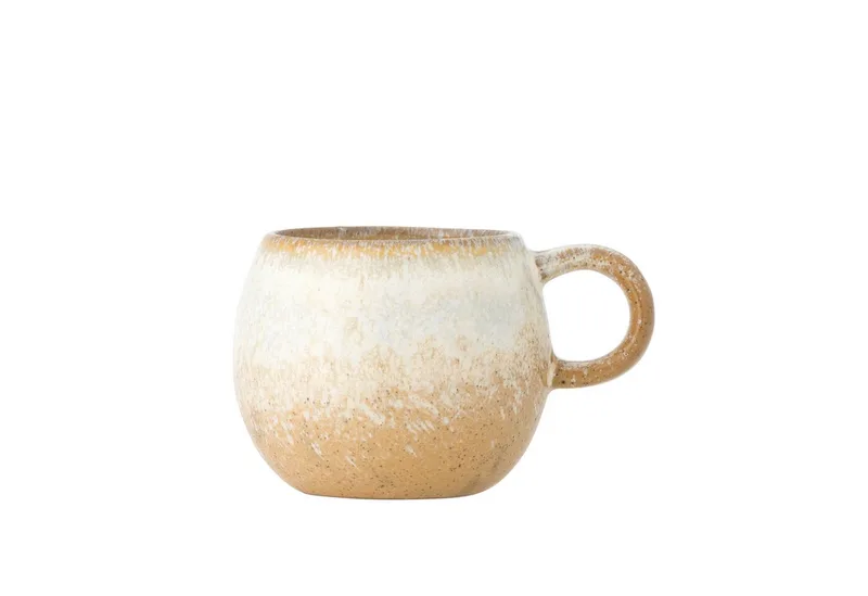 Tasse Bloomingville Paula Espressotasse, Natur, Steingut, 140 ml, Steingut de Bloomingville en Beige – photo du produit