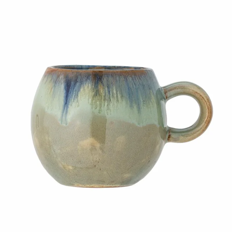 Tasse Bloomingville Paula Tasse, 275 ml, Steingut by Bloomingville in Grün – product photo