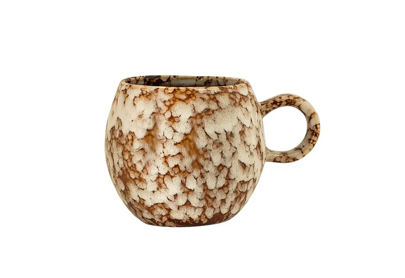 Tasse Bloomingville Paula Tasse, Steingut, Steingut by Bloomingville in Braun – product photo