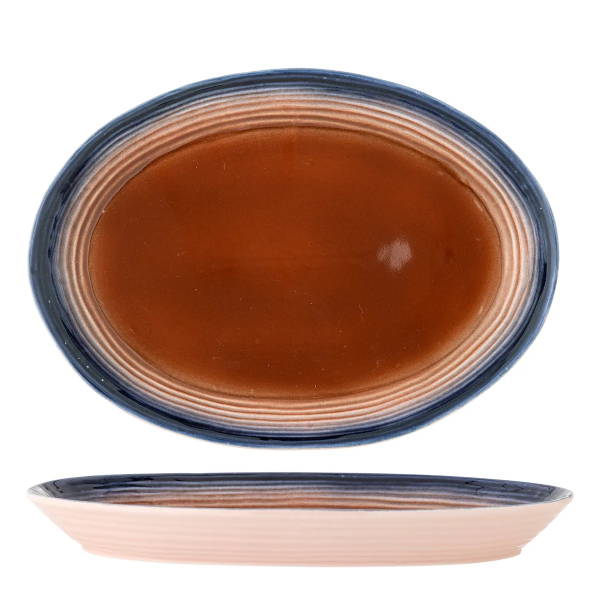 Tatum Serveringsfad, Multifarvet, Stentøj, L32xH4xW24 cm van Bloomingville – productfoto
