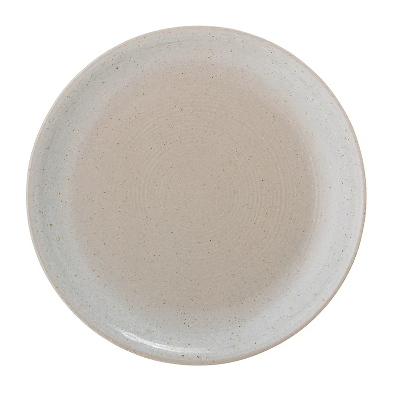 Taupe Teller Ø21,5cm Grau från Bloomingville – produktbild