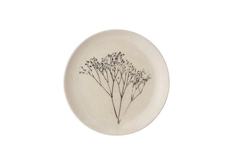 Teller Bloomingville Bea Teller, Natur, Steingut by Bloomingville in Beige – product photo