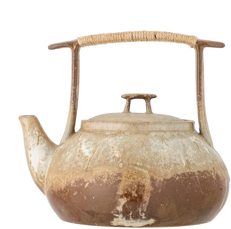 Theepot aardewerk bruin Ikigai by Bloomingville in [gid://shopify/Metaobject/307221758287] – product photo