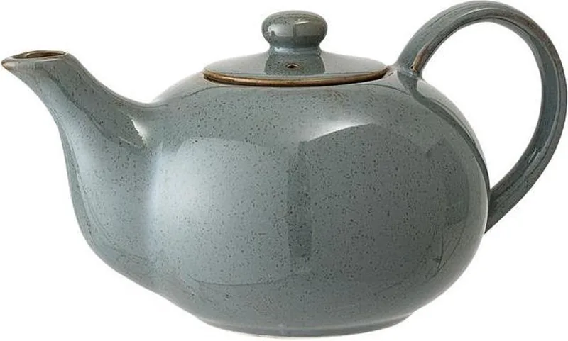 Theepot aardewerk groen Pixie 825ml von Bloomingville in [gid://shopify/Metaobject/303100625231] – Produktfoto