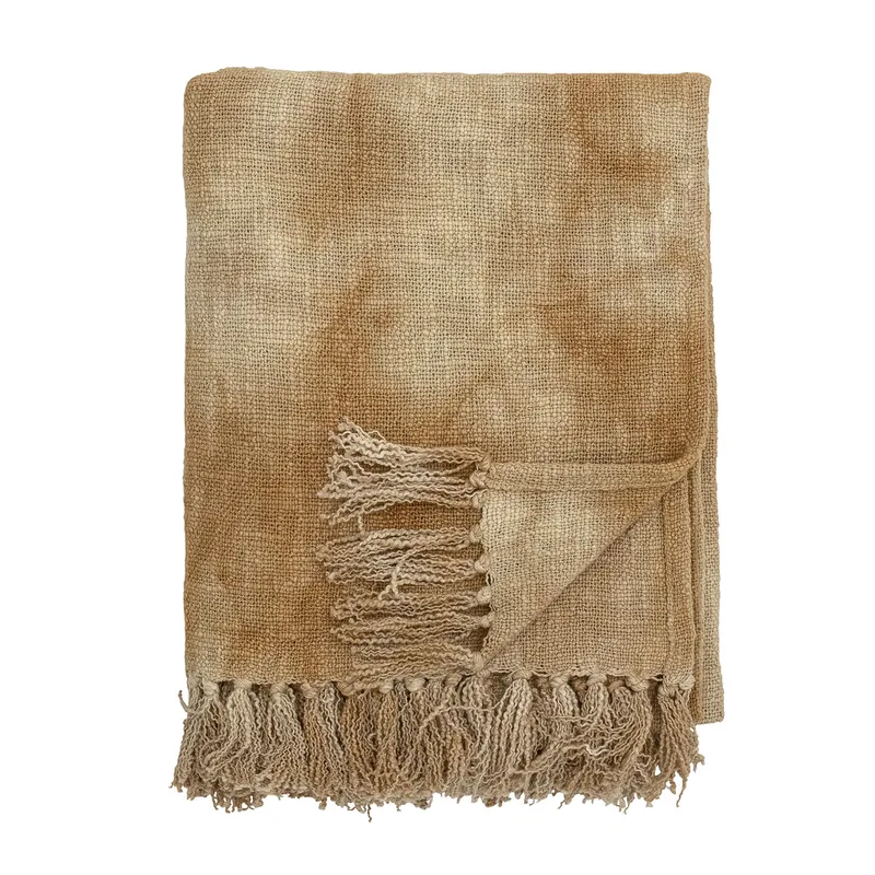 Thelma Überwurf, Gelb, Baumwolle, 125 cm B, 150 cm L van Bloomingville – productfoto