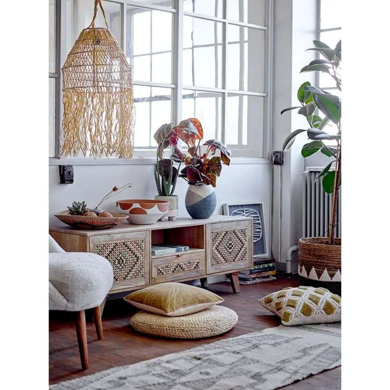 Thora Hanglamp Nature - Bloomingville - Woonkamer von Bloomingville – Produktfoto