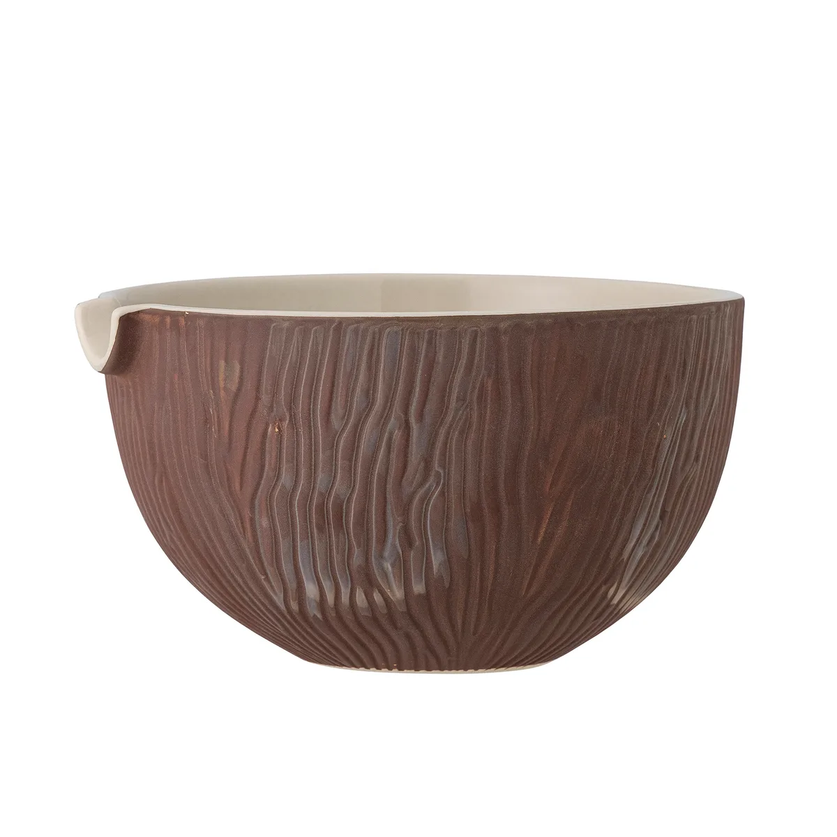 Toula Skål, H12xB19,5xL21 cm, Brun fra Bloomingville – produktbillede