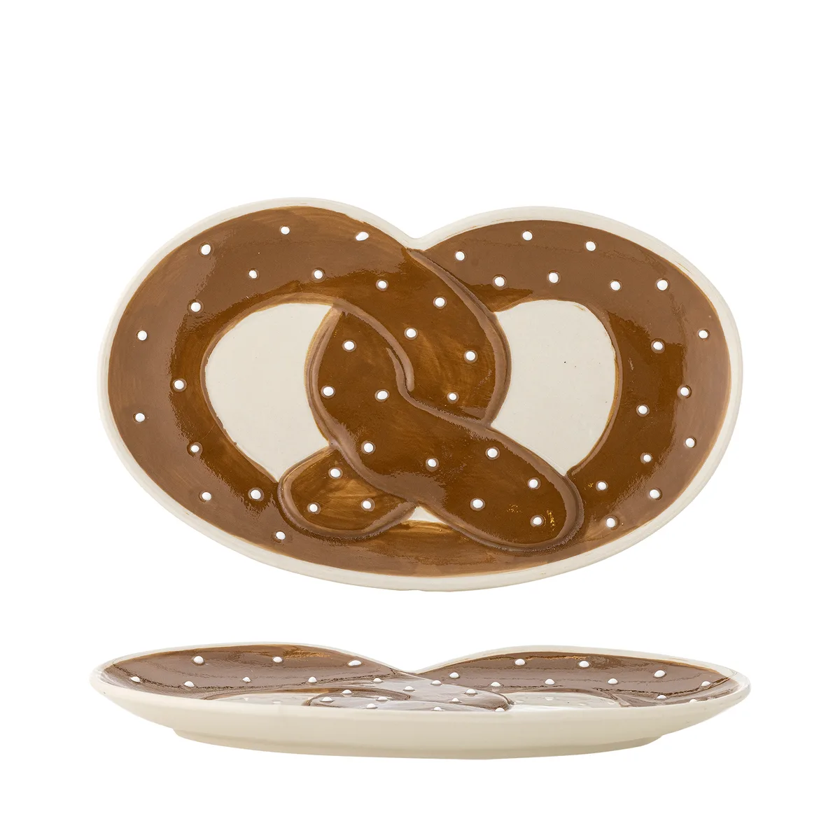 Treats Serveringsfad, Brun, Stentøj, L23,5xH2,5xW14 cm van Bloomingville – productfoto