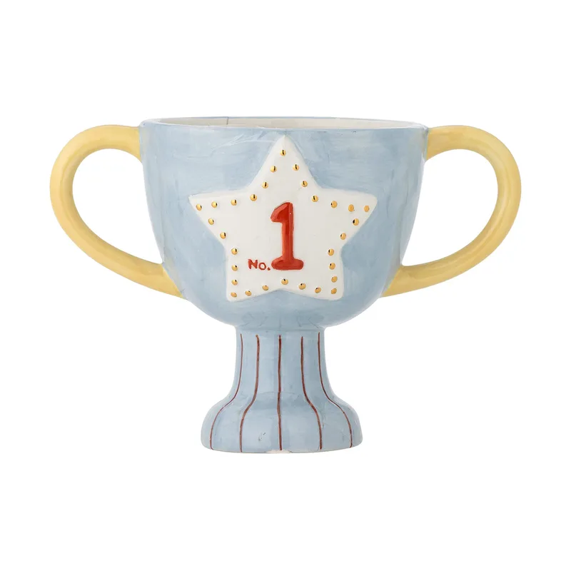 Trophy Pflanzgefäß 23x16 cm Blau fra Bloomingville – produktbillede