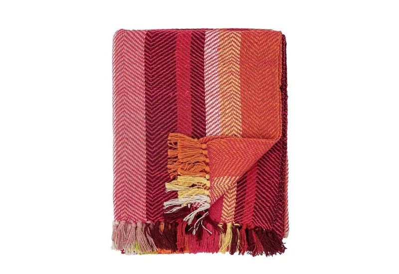 Überwurf Bloomingville Amra Decke, Bloomingville by Bloomingville in Rot – product photo