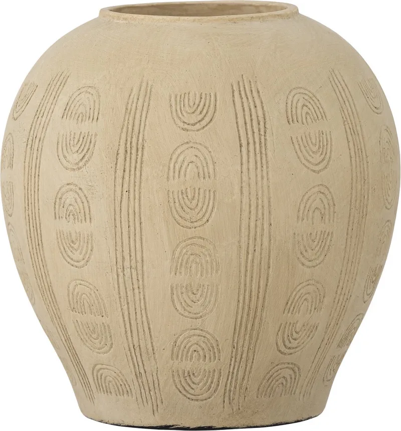 Vaas Taym terracotta 20cm von Bloomingville in [gid://shopify/Metaobject/297300001103] – Produktfoto