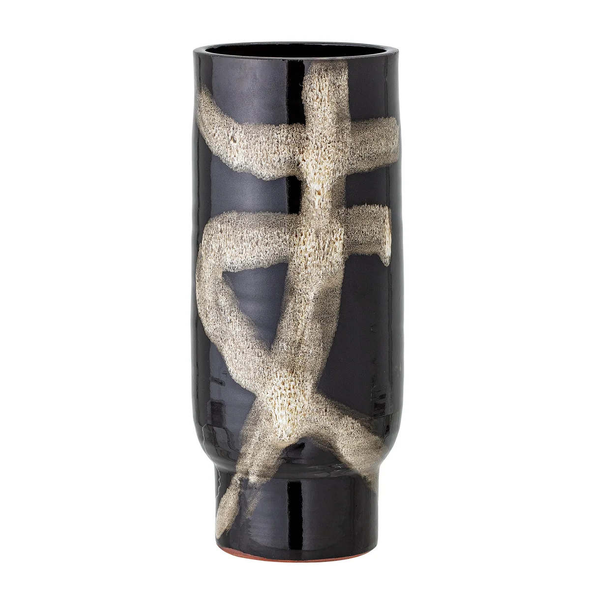 Vefa Vase, B11,5xH28,5 cm, Sort från Bloomingville – produktbild