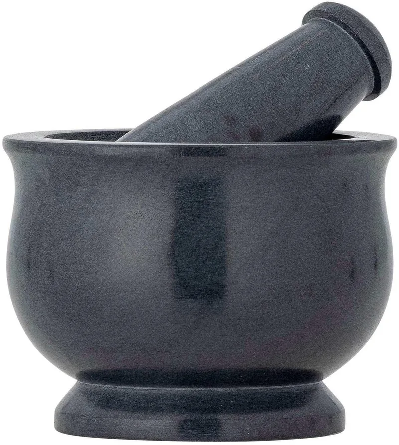 Vijzel zeepsteen grijs Aprilla 10cm van Bloomingville in [gid://shopify/Metaobject/301319979343] – productfoto