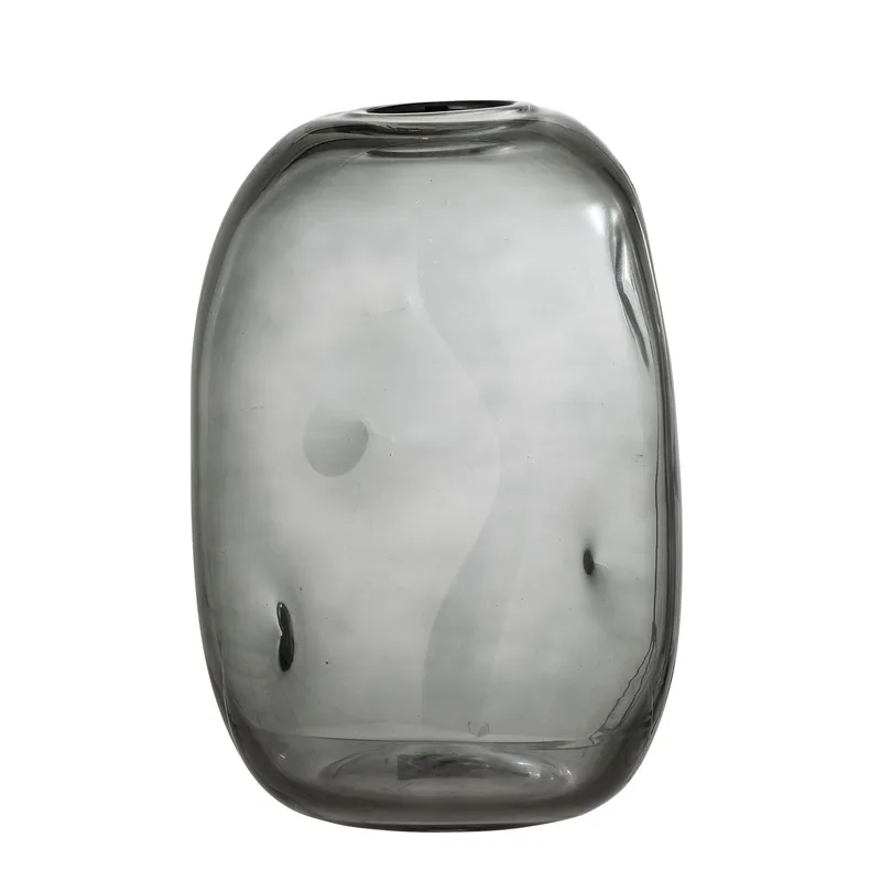 Vinda Vase, Grau, Glas by Bloomingville – product photo