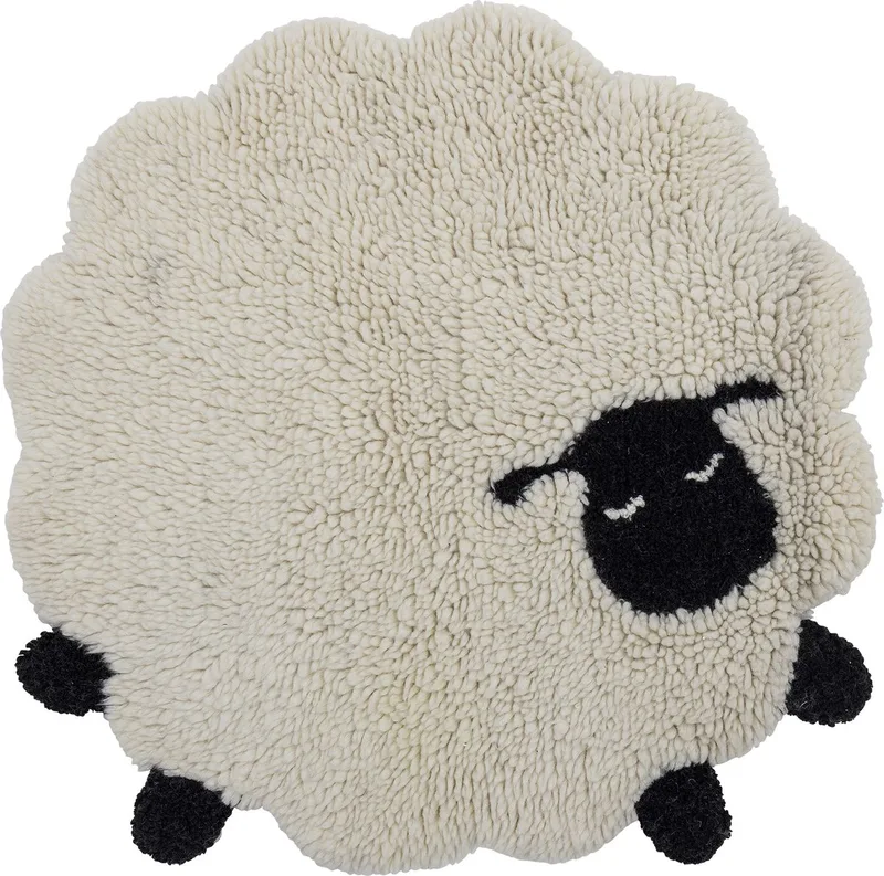 Vloerkleed Schaap Dolly by Bloomingville in Print – product photo