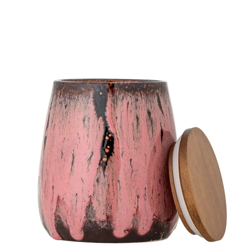 Voorraadpot aardewerk roze Rayen - 1L de Bloomingville en [gid://shopify/Metaobject/303097905487] – photo du produit