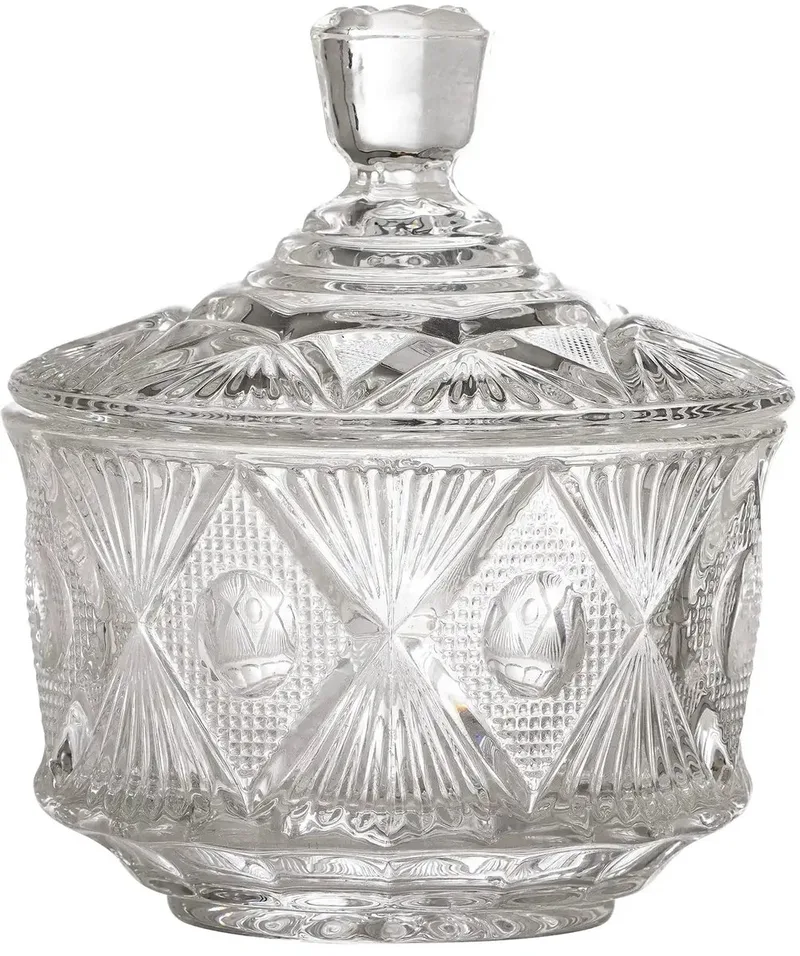 Voorraadpot glas transparant Ninya 11cm by Bloomingville in [gid://shopify/Metaobject/307304464719] – product photo