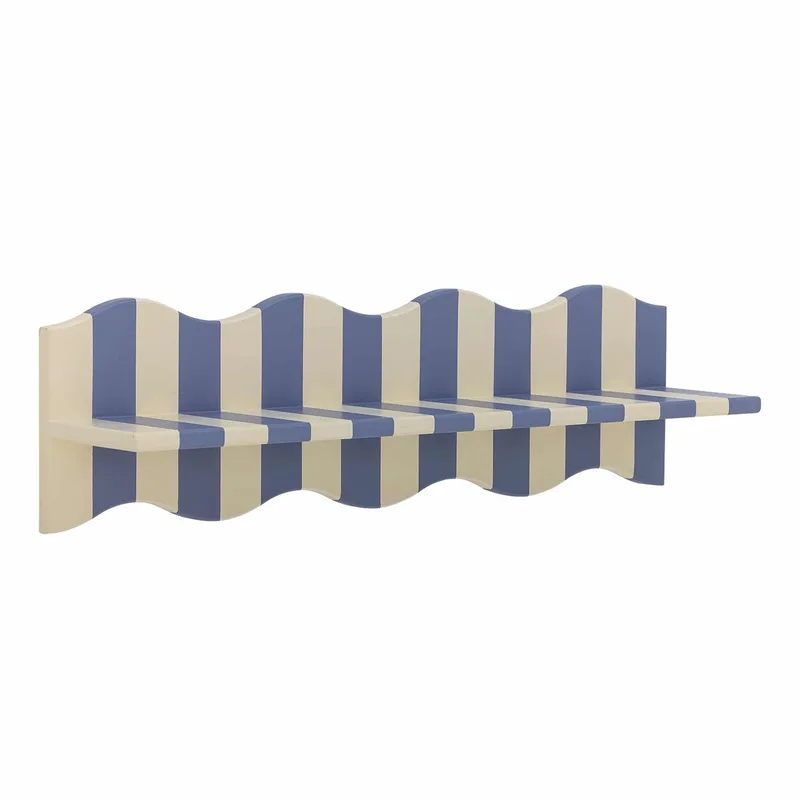 Wandplank Bubbi by Bloomingville in Blauw – product photo