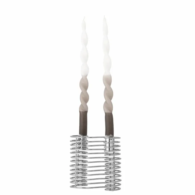 Wavela Kerzenhalter 15,5x14,5 cm Silber by Bloomingville – product photo 4 of 4