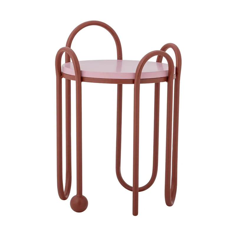 Whimsica Beistelltisch Ø30,5 cm Rot fra Bloomingville – produktbillede