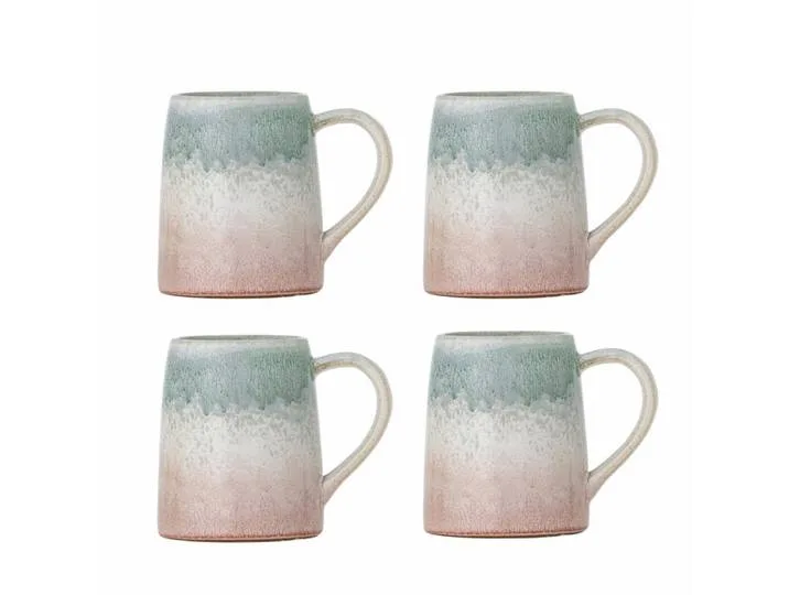 Winnie mokken roze/groen set van 4 stuks van Bloomingville – productfoto