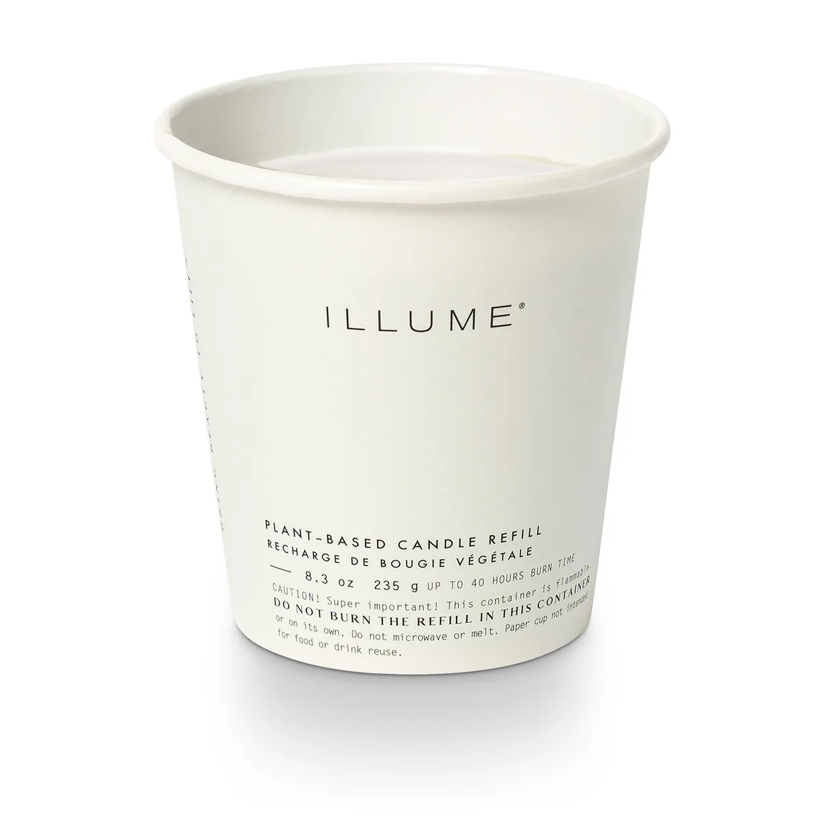 Winter White Duftlys Refill, Hvid,, 235 G. - 40 Hours - D9xH9 cm de Bloomingville – photo du produit