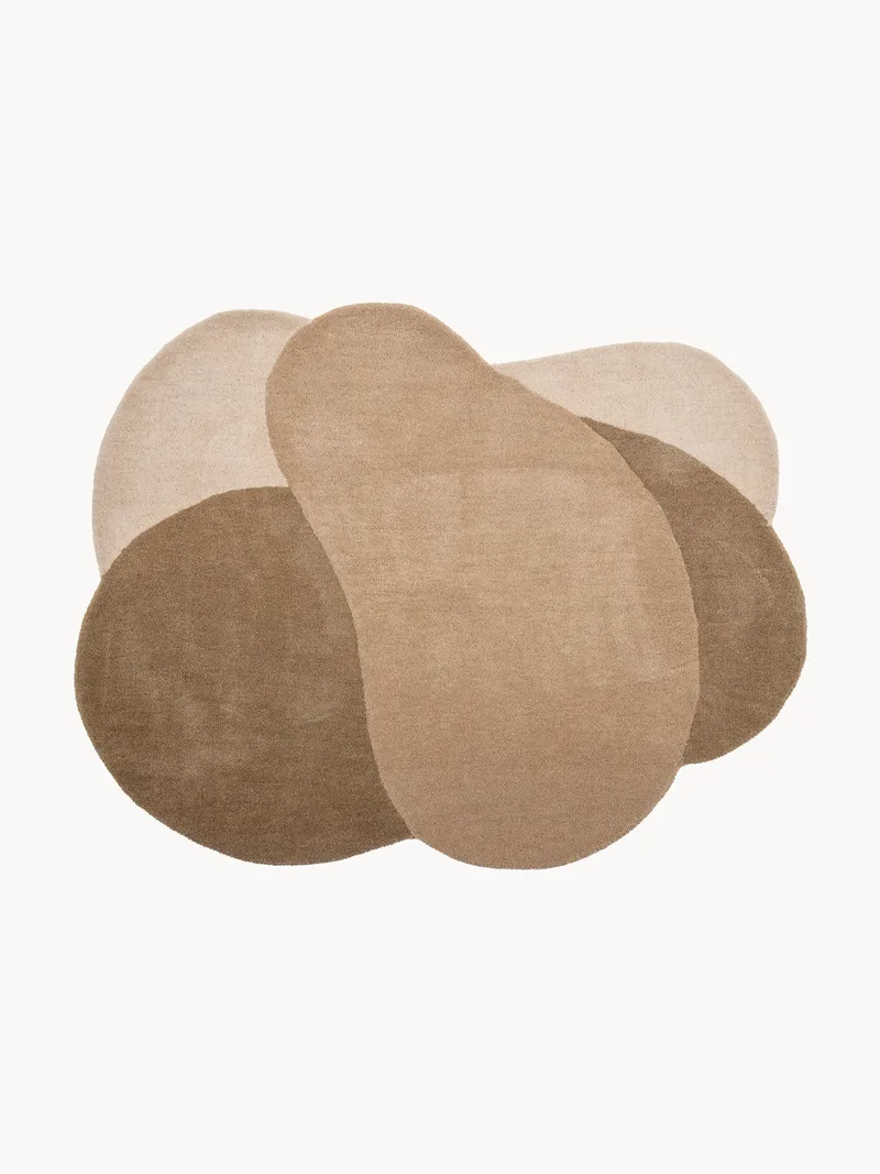 Wollen vloerkleed Denton by Bloomingville – product photo