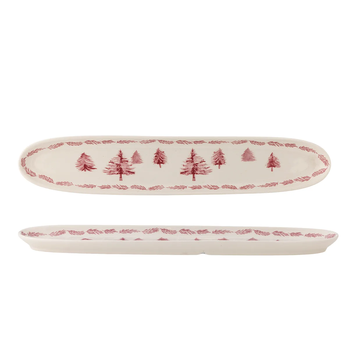 Wonderland Serveringsfad, Rosa, Stentøj, L35xH2xW6,5 cm fra Bloomingville – produktbillede