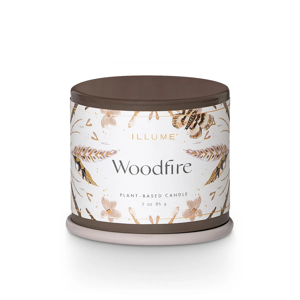 Geurkaars Vanity Tin (cederhout, suède & amber) från Bloomingville – produktbild