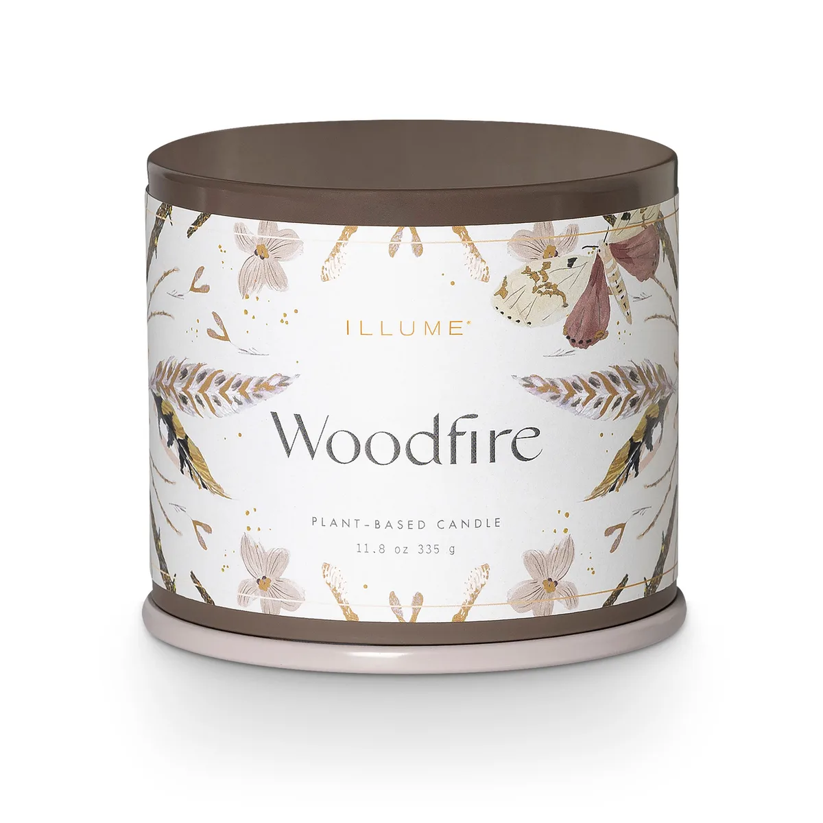 Geurkaars Vanity Tin (cederhout, suède & amber) från Bloomingville – produktbild