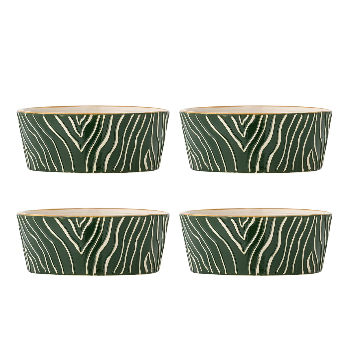 Woodsby Skål, Multifarvet, Stentøj, D13,5xH5 cm, Set of 4 van Bloomingville – productfoto