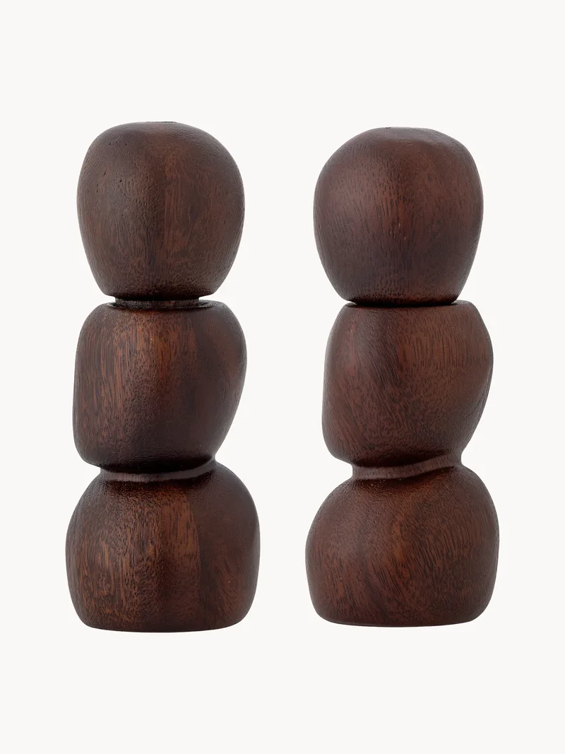 Zout- en peperstrooier Salvi van acaciahout, 2-delig by Bloomingville – product photo