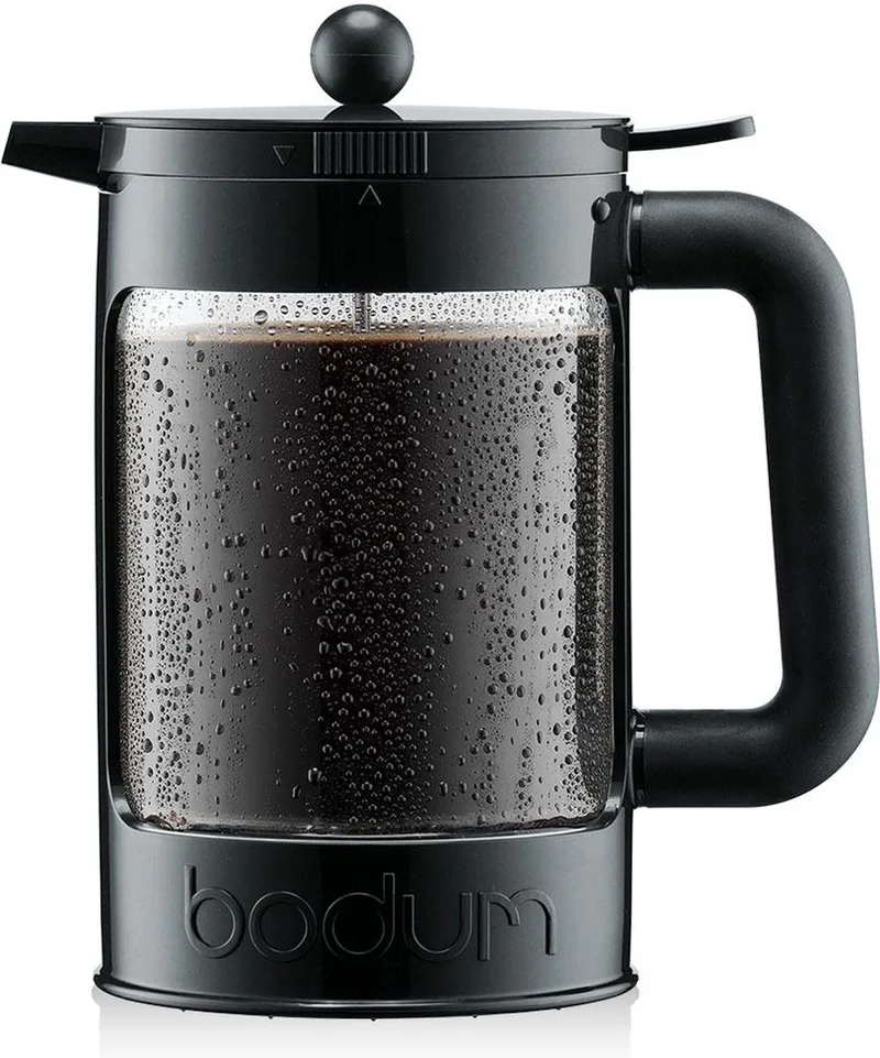 Bean Cafetière voor ijskoffie / cold brew | Kunststof BPA-vrij | 1.5L | 12 kops by Bodum in Zwart – product photo