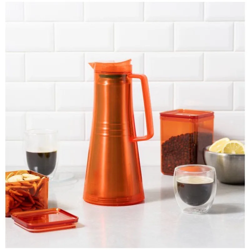 BISTRO – 1,1 L Thermoskan – Vacuüm – Oranje by Bodum in Koper/oranje metallic – product photo