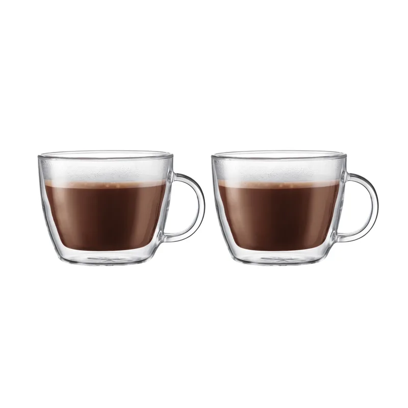 Bistro doppelwandiger Lattebecher mit Henkel 45cl 2er Pack by Bodum – product photo