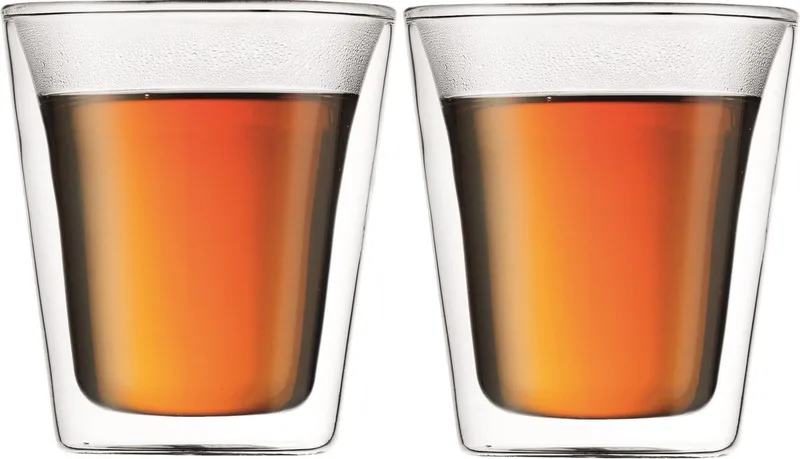 CANTEEN Dubbelwandige Glazen, 0.10 l - 2 Stuks by Bodum in Transparant – product photo