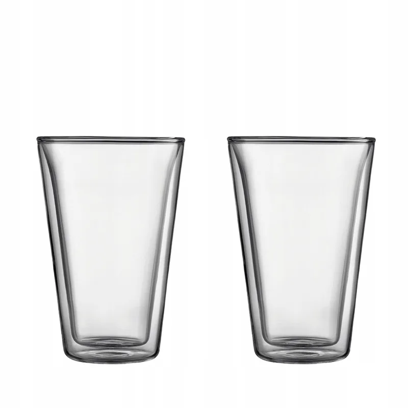 Canteen Dubbelwandige Glazen 2 stuks 0.4L by Bodum in Transparant – product photo
