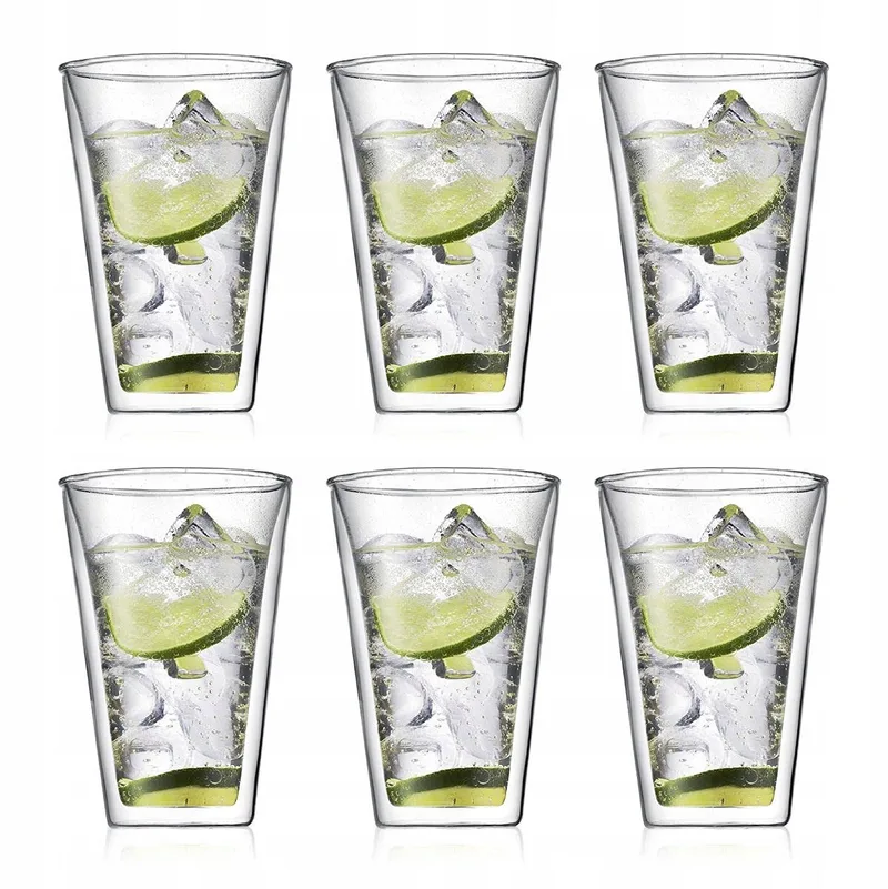 Canteen Dubbelwandige Glazen Set 0,4L - 6 Stuks by Bodum in Transparant – product photo