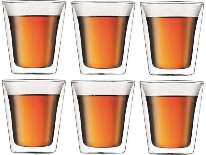 Canteen dubbelwandige glazen set - 6 stuks, 0,2 L från Bodum – produktbild