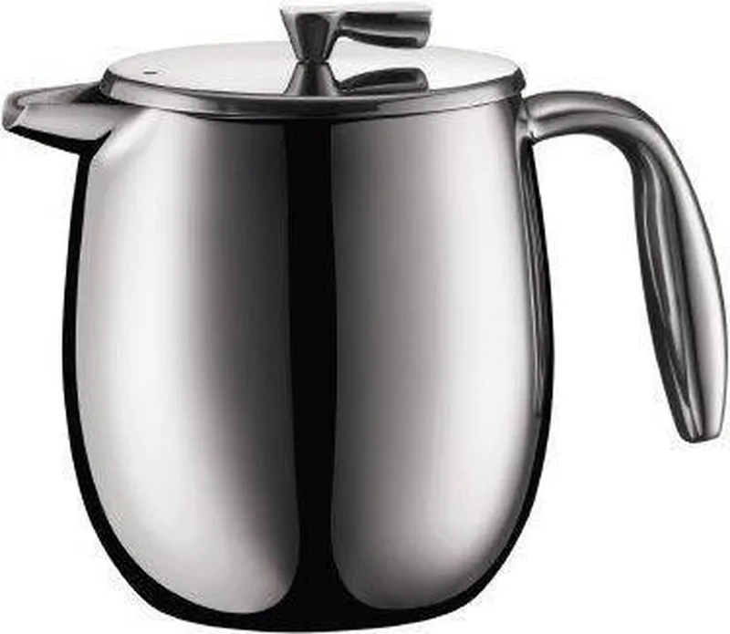 COLUMBIA, cafetiere, dubbelwandig, 0,5l, rvs, mat von Bodum in Zilver – Produktfoto