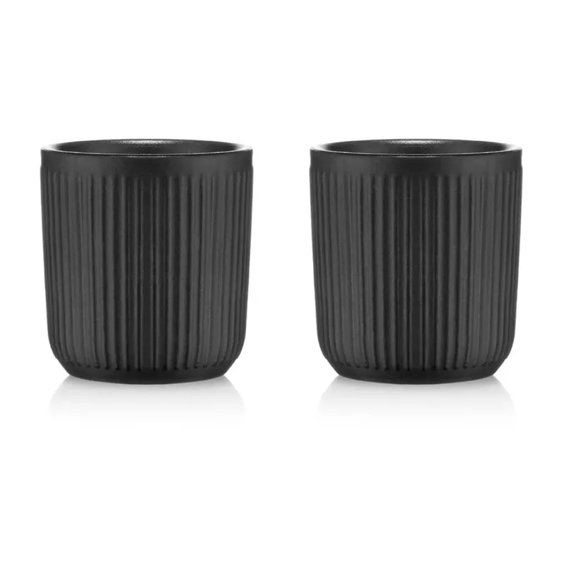 Douro doppelwandige Tasse 2er Pack 10cl Schwarz by Bodum – product photo