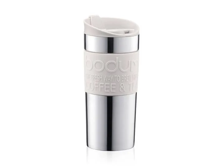 Bodum travel mug 35 cl roestvrij staal Off white von Bodum – Produktfoto
