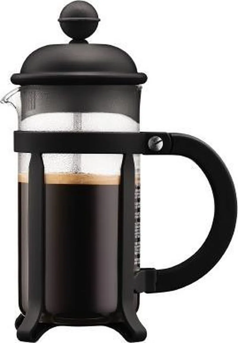 Java French Press Cafetière | Kunststof | 3 kops | Zwart | 350ml by Bodum in Black – product photo