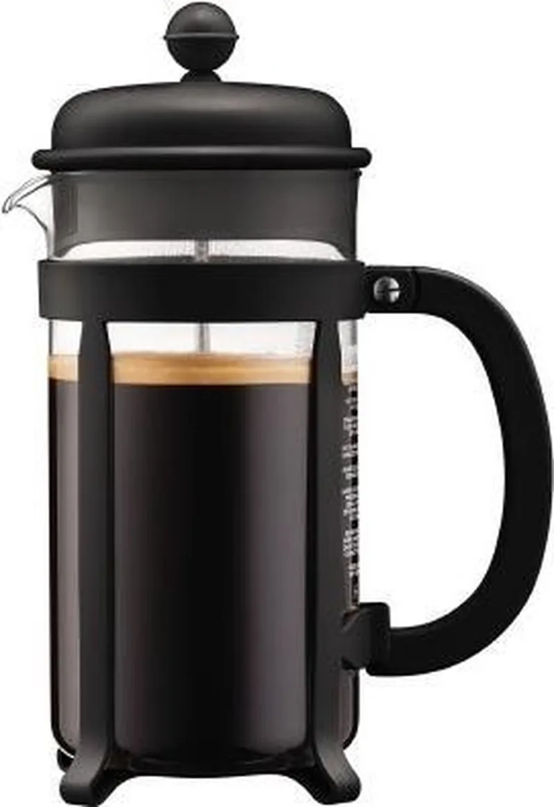 Java French Press Cafetière | Kunststof | 8 kops | 1L de Bodum en Zwart – photo du produit