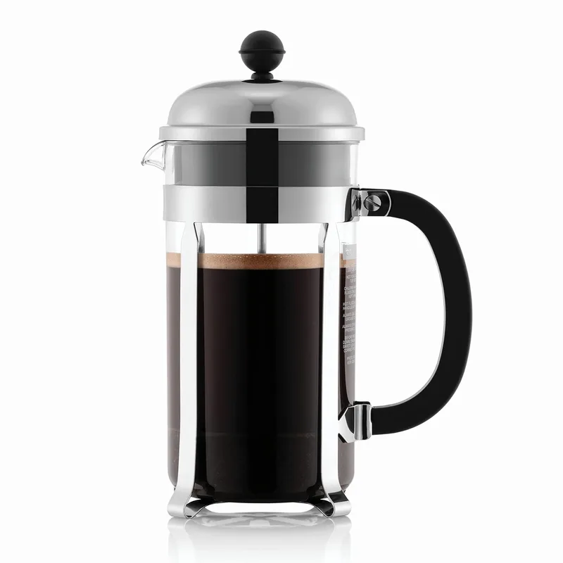 Koffiezetter - Glazen Kan voor Heerlijke Koffie by Bodum in Zwart – product photo