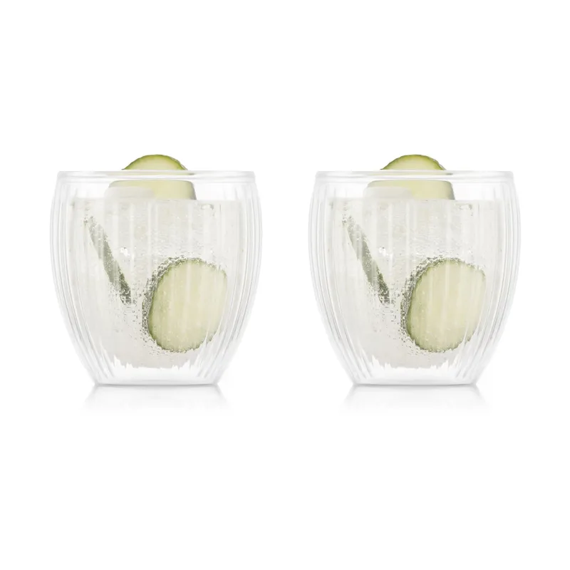 Pavina doppelwandiges Glas 20 cl 2er-Pack Klar by Bodum – product photo